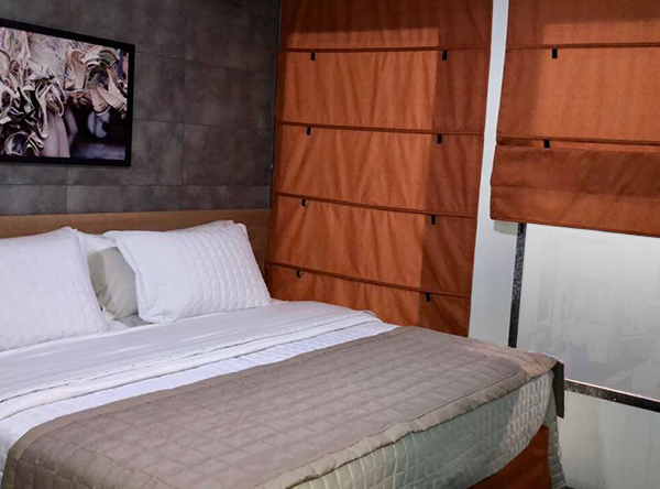 Cortina VAG Painel Romano com Ímã combina com diversos tipos de decoração